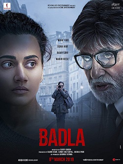 Badla (2019) Hindi Movie pDVDRip 400 Mb 700MB Download